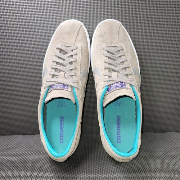 Mens Sz 10.5 Grey Converse Cons Break Point Sneakers - Picture 6 of 8